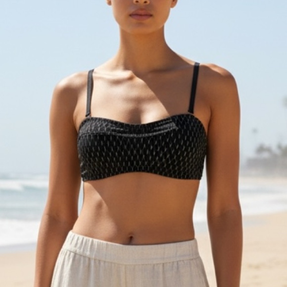 Aerin Rose Bandeau Bikini Top